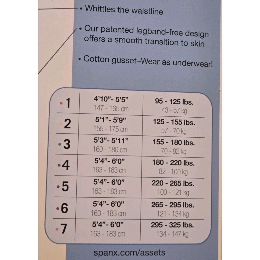 Assets by Sara Blakely Spanx Hi-Waist Mid-Thigh Shaper Nude ( 2 pk) Size‎ 3 166B - Picture 5 of 5